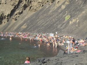 Linosa spiaggia pozzolana di ponente